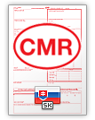 Medzinárodný nákladný list CMR (english & slovenčina) rozšírený